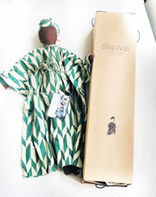 Load image into Gallery viewer, Fair Trade Doll Afghan Lady with Blue Veil H47cm Handmade
