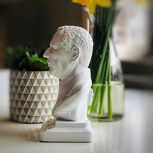 Load image into Gallery viewer, Charles de Gaulle Bust H20cm - White Handmade Alabaster and Plaster
