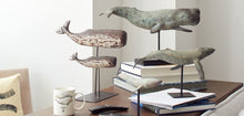 Load image into Gallery viewer, Set of 2 Humpback Whales with Base Ornament
