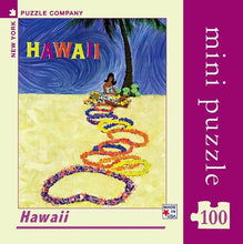 Load image into Gallery viewer, Hawaii Mini Jigsaw Puzzle 100pcs – Vintage Travel Poster
