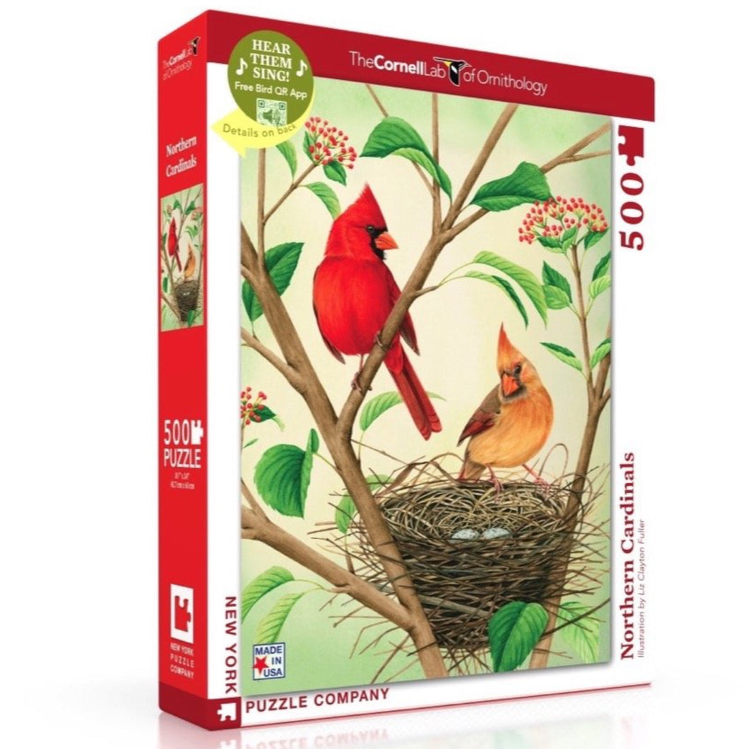 Northern Cardinals Jigsaw Puzzle 500 Pieces - New York Puzzle Company