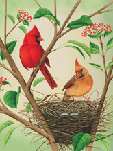 Load image into Gallery viewer, Northern Cardinals Jigsaw Puzzle 500 Pieces - New York Puzzle Company
