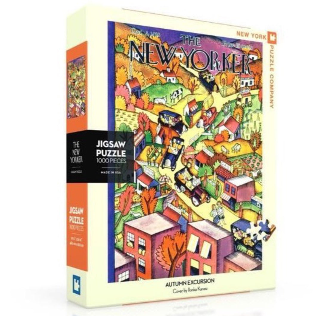 Autumn Excursion 1000 Pieces Jigsaw Puzzle - The New York Puzzle Company
