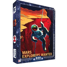 Load image into Gallery viewer, Mars Explorers Wanted Jigsaw Puzzle 500 Pieces - New York Puzzle Company
