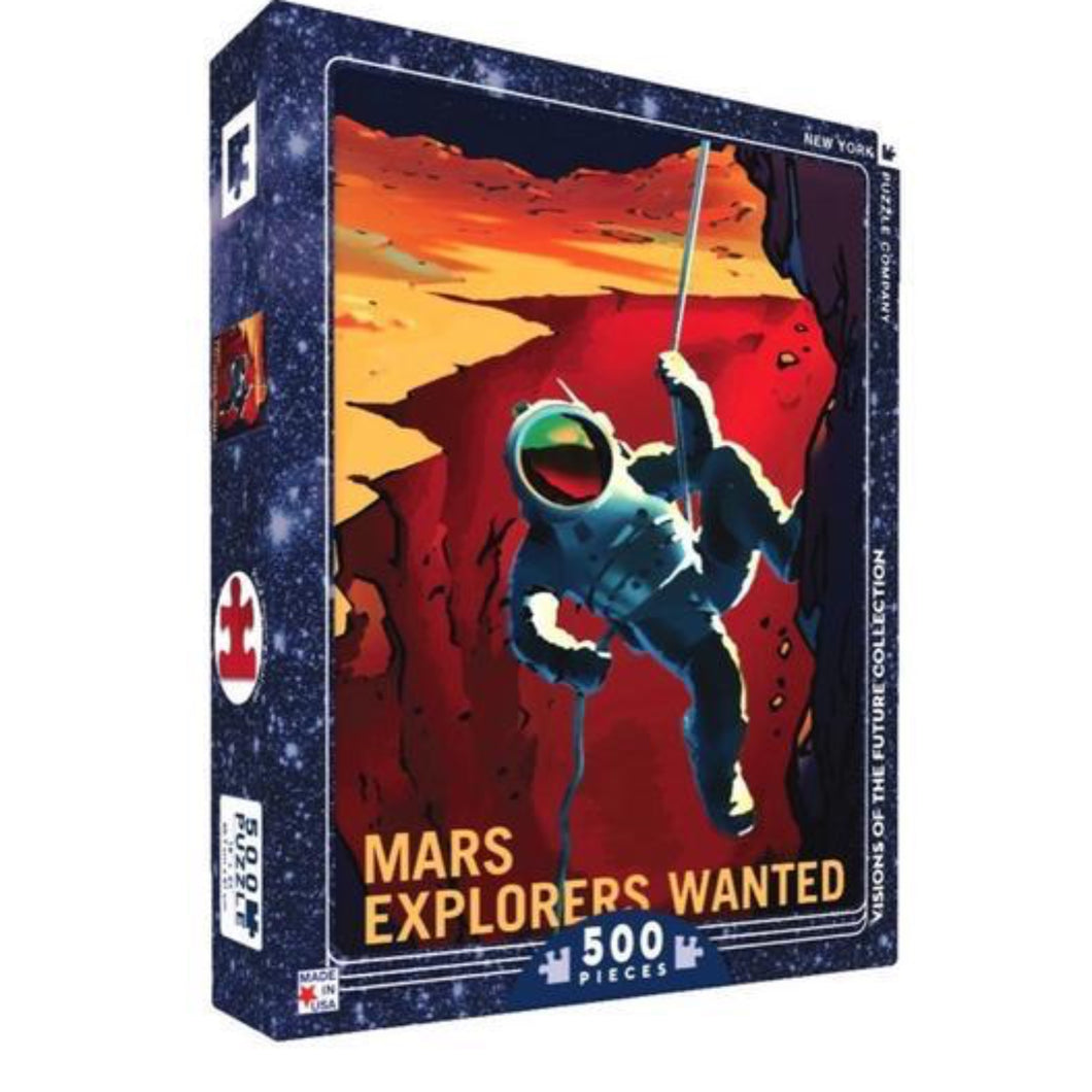 Mars Explorers Wanted Jigsaw Puzzle 500 Pieces - New York Puzzle Company