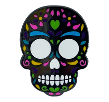 Load image into Gallery viewer, Mexican Sugar Skull Day of the Death Pin Metal Badge - ByMexico
