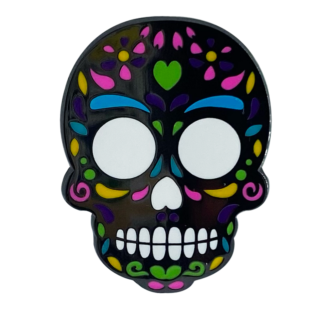 Mexican Sugar Skull Day of the Death Pin Metal Badge - ByMexico