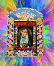Load image into Gallery viewer, Our Lady of Sorrows Shrine 26cm - Mexican Handmade Folk Art
