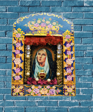Load image into Gallery viewer, Our Lady of Sorrows Shrine 26cm - Mexican Handmade Folk Art
