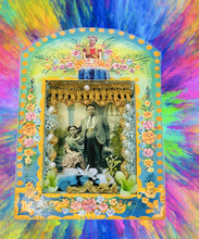 Load image into Gallery viewer, Frida and Diego Wedding Picture 1929 - Shrine 26cm - Mexican Folk Art
