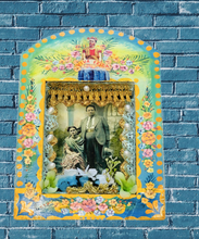 Load image into Gallery viewer, Frida and Diego Wedding Picture 1929 - Shrine 26cm - Mexican Folk Art
