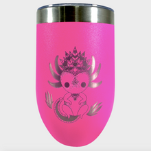 Load image into Gallery viewer, Travel Mug with Lid Mexican Axolotl Yul - Double Wall Insulated 350ml - ByMexico

