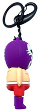 Load image into Gallery viewer, Mexican Wrestler Shaped 3D Keyring Purple 5.5cm - ByMexico
