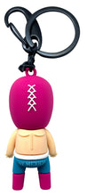 Load image into Gallery viewer, Mexican Wrestler Shaped 3D Keyring Pink 5.5cm - ByMexico
