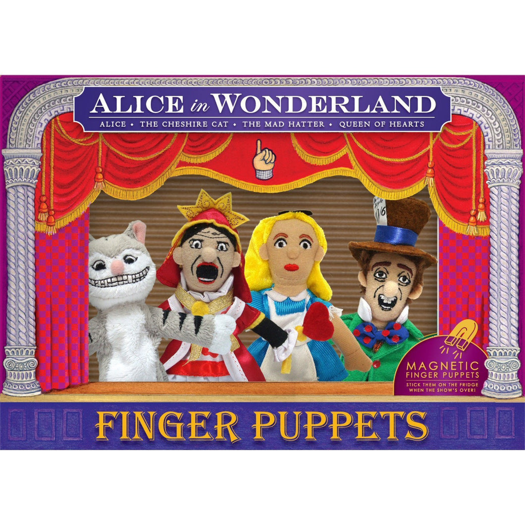 Alice in Wonderland Finger Puppets Set - The Unemployed Philosophers Guild