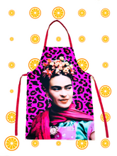 Load image into Gallery viewer, Frida Kahlo Apron MexiPop Art Design - Cooking BBQ Craft Baking Chefs Catering Butcher Kitchen
