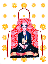 Load image into Gallery viewer, Frida Kahlo Seating Print MexiPop Art Design Apron
