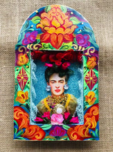 Load and play video in Gallery viewer, Frida Floral Shrine Diorama 28cm - Mexican Folk Art
