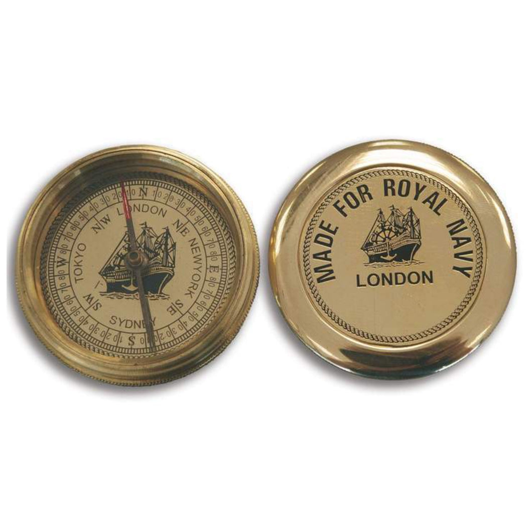 Brass Compass - Royal Navy London Replica