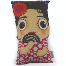 Load image into Gallery viewer, Spanish Female Flamenco Dancer Shaped Cushion 28cm - &quot;The Tukis&quot; - Huge Your Idols
