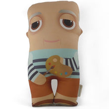 Load image into Gallery viewer, Pablo Picasso Painter Shaped Cushion 28cm - &quot;The Tukis&quot; - Huge Your Idols
