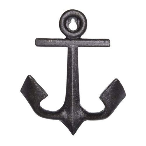 Black Anchor Coat Hook