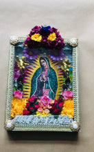 Load and play video in Gallery viewer, Our Lady of Guadalupe Shrine 28cm - Mexican Handmade Art
