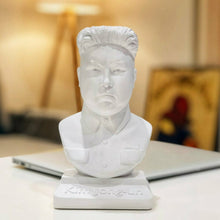 Load image into Gallery viewer, Kim Jong-un Bust Alabaster and Plaster H20cm
