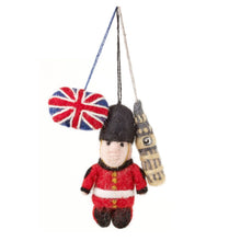 Load image into Gallery viewer, London Icons Novelty Hanging Decoration Needle Felted - Christmas
