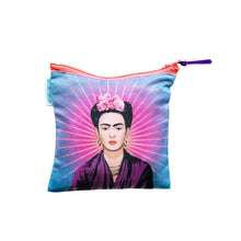 Load image into Gallery viewer, Mexican Frida Coin Purse - By Wajiro Dream MexiPop Art Design
