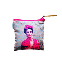 Load image into Gallery viewer, Mexican Frida Coin Purse - By Wajiro Dream MexiPop Art Design
