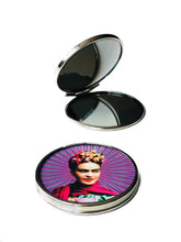 Load image into Gallery viewer, Doubled Pocket Mirror -Frida Kahlo By Wajiro Dream Mexipop Art Design
