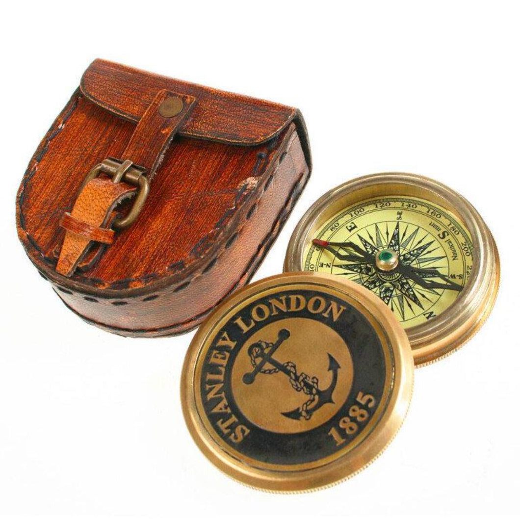 Explorer Compass in Leather Case Fair Trade