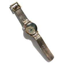 Load image into Gallery viewer, Compass on Watch Strap Royal Navy - Pure Leather Fair Trade
