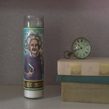 Load image into Gallery viewer, Albert Einstein Glass Candle Home Decoration
