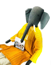 Load image into Gallery viewer, Mumba The Elephant Doll H47cm - Fair Trade &amp; Handmade
