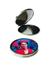 Load image into Gallery viewer, Doubled Pocket Mirror -Mexican Artist Frida Kahlo By Wajiro Dream Mexipop Art Design
