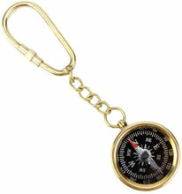 Load image into Gallery viewer, Explorer Compass Keychain Fair Trade
