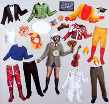 Load image into Gallery viewer, Einstein Magnetic Dress Up Doll Play Set by The Unemployed Philosophers Guild
