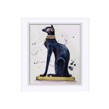 Load image into Gallery viewer, Egyptian Bastet Goddess Full Colour Art Print A4

