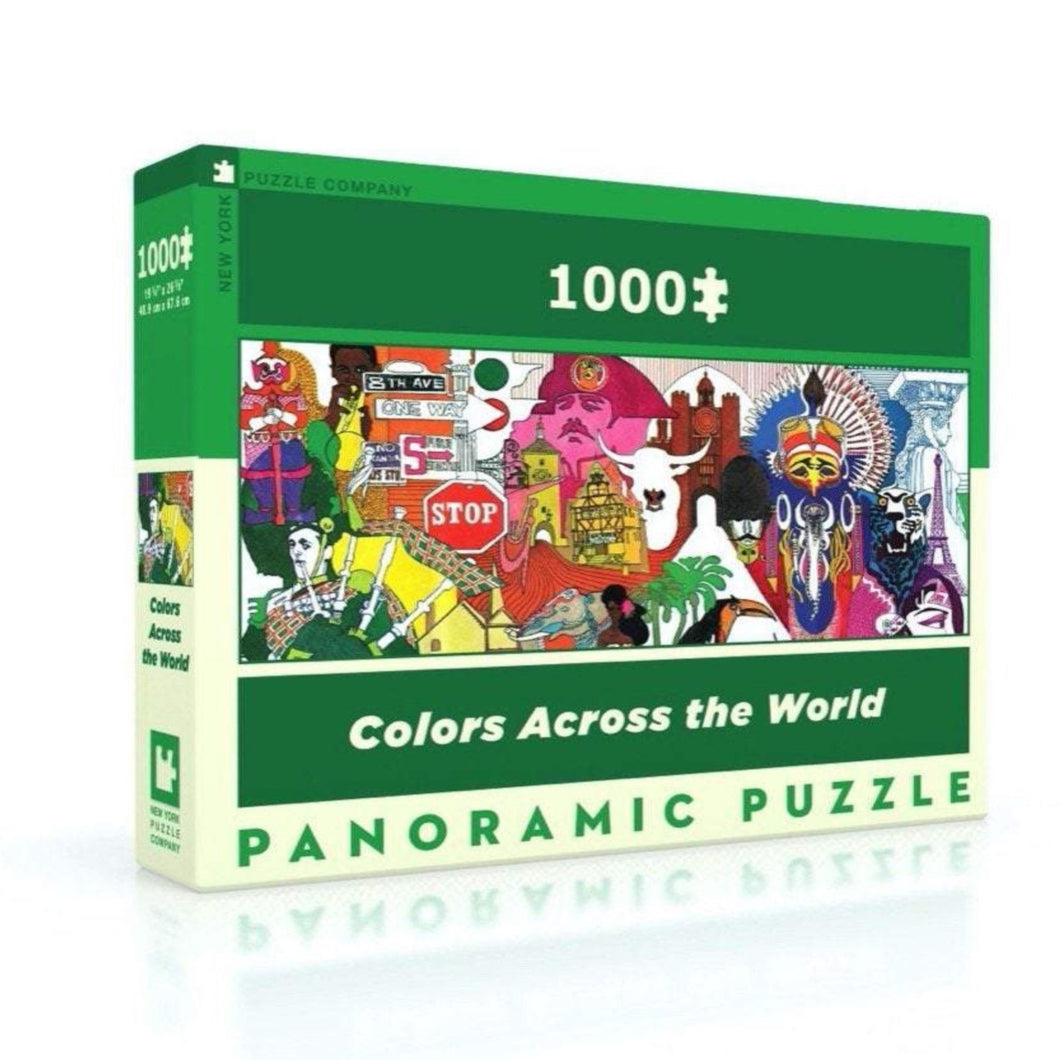 Colors Across the World Jigsaw Puzzle 1000 Pieces by New York Puzzle Co.