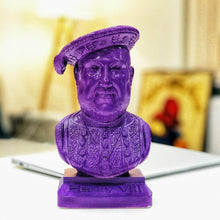 Load image into Gallery viewer, Henry VIII Bust Purple Alabaster and Plaster
