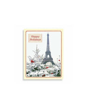 Load image into Gallery viewer, Set of 6 Parisian Winter Greeting Cards Boxes  (10 Cards Each).
