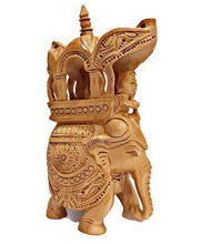 Load image into Gallery viewer, Hand-carved Wooden Elephant
