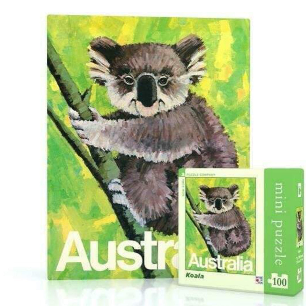 Koala Mini Jigsaw Puzzle 100 Pieces by New York Puzzle Co.