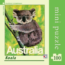 Load image into Gallery viewer, Koala Mini Jigsaw Puzzle 100 Pieces by New York Puzzle Co.
