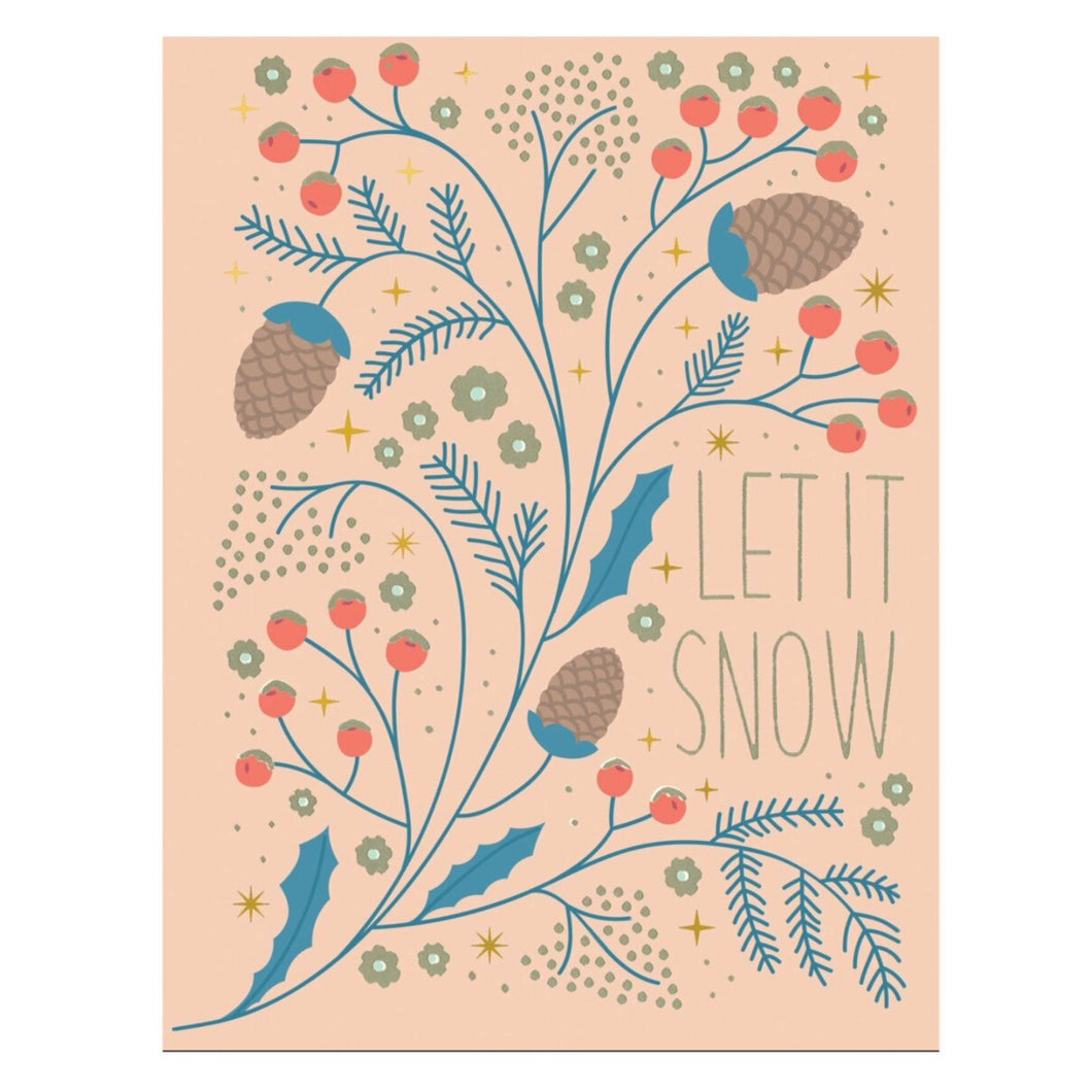 Winter Gardens Embellished Notecards Cards by Elizabeth Olwen