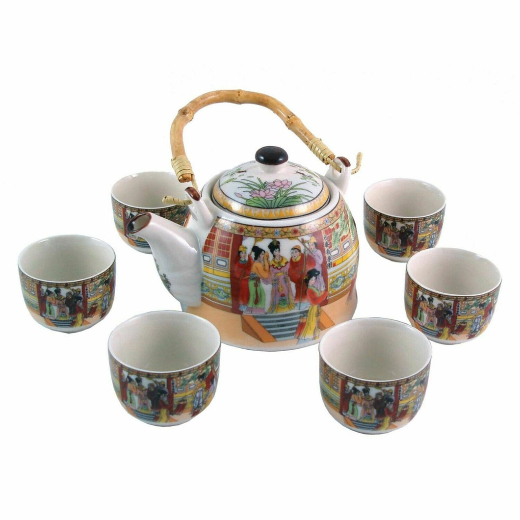 Palace Ladies Porcelain Tea set - 6 matching cups