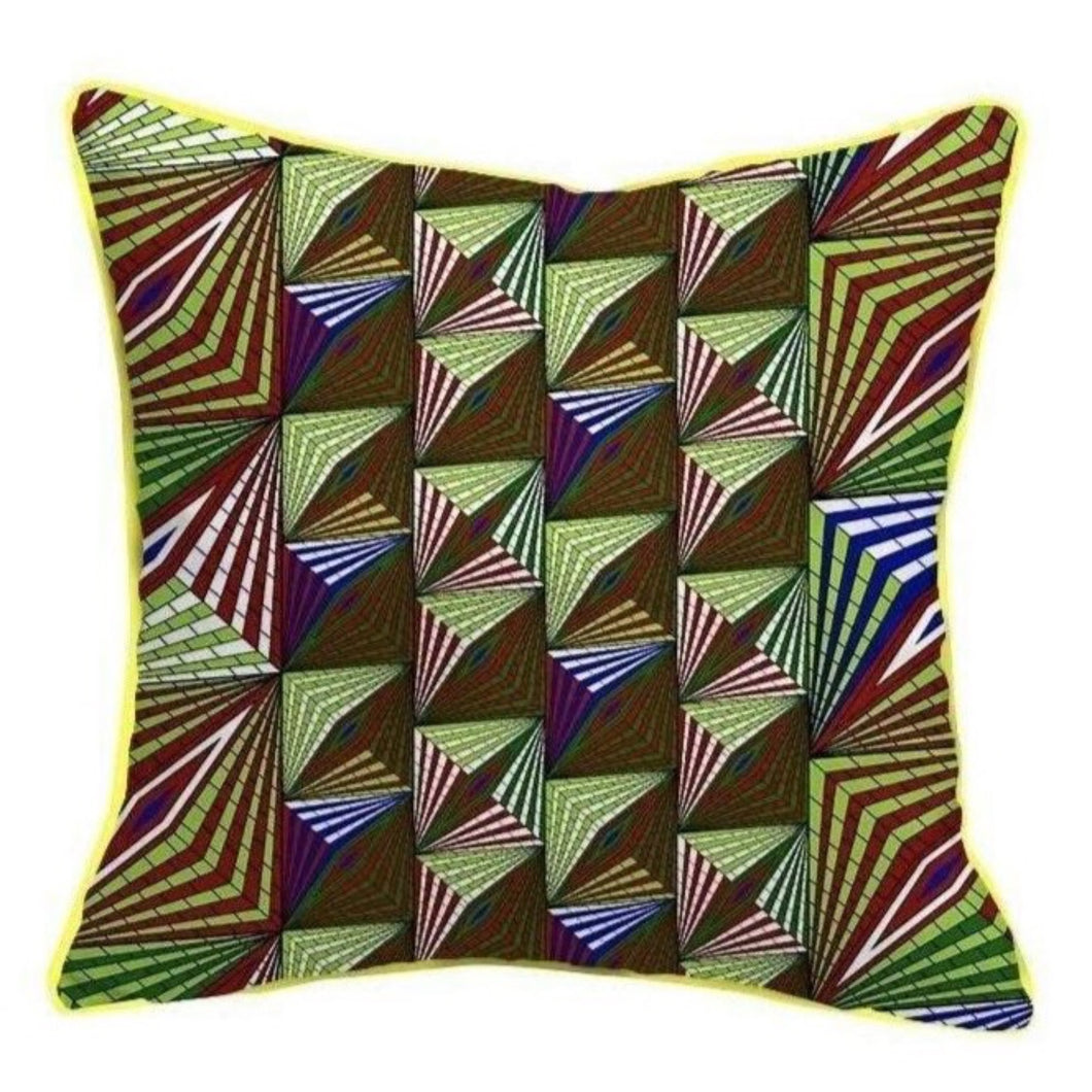 African Abstract Motifs Cushion Cover
