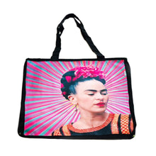 Load image into Gallery viewer, Mexican Frida Grocery Bag By Wajiro Dream -Mexipop Art Design
